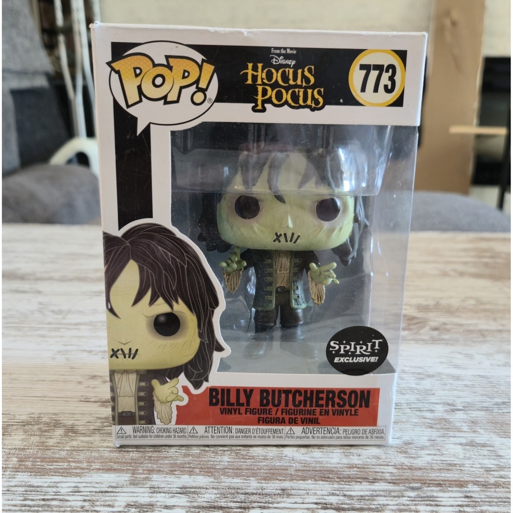 FUNKO POP HOCUS POCUS BILLY BUTCHERSON #773 SPIRIT HALLOWEEN EXCLUSIVE NEW